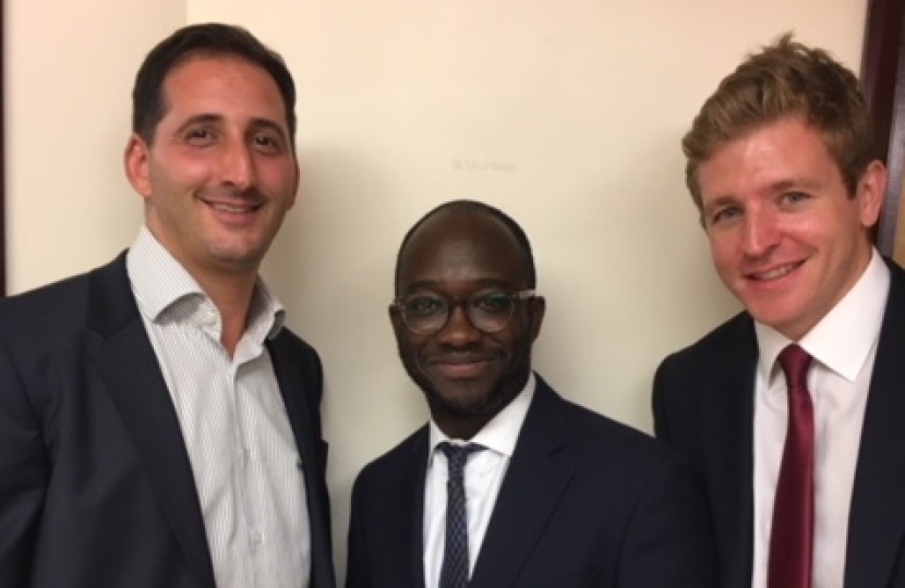 Ryan Henson, Gianni Carofano & Sam Gyimah