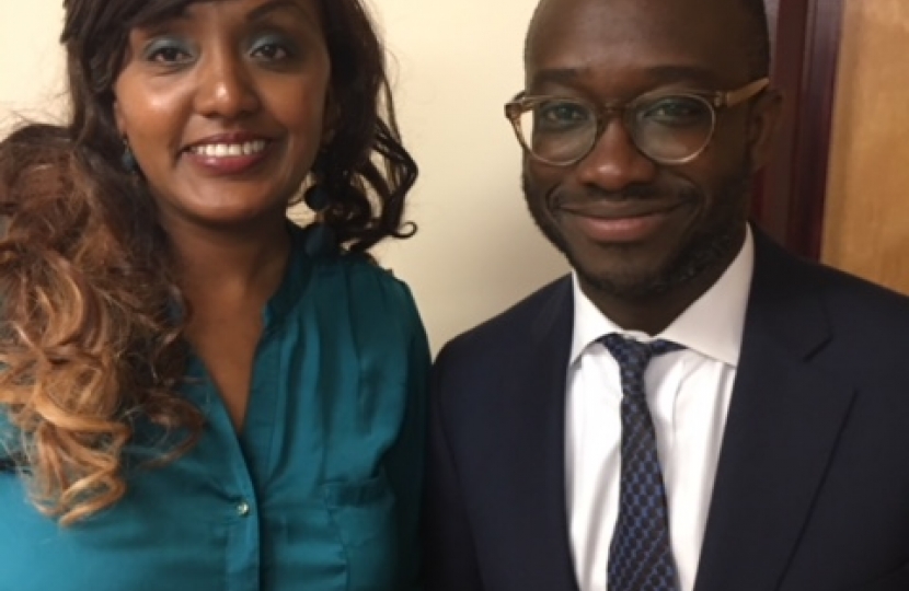 Sam Gyimah and June Kuria